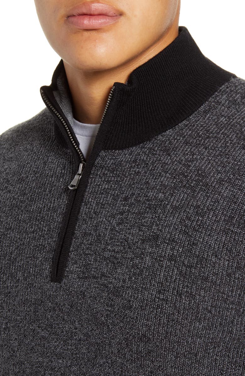 Zachary Prell Crawford Regular Fit Quarter Zip Sweater, Alternate, color,
