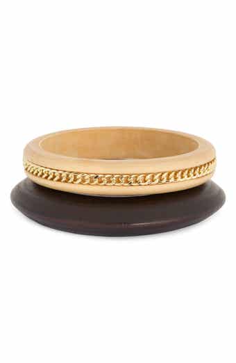 Set of 2 Wood Bangles