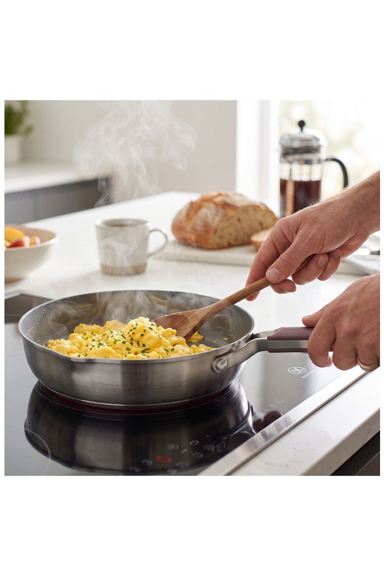Elements 18/10 Stainless Steel Skillet, Alternate, color, PURPLE