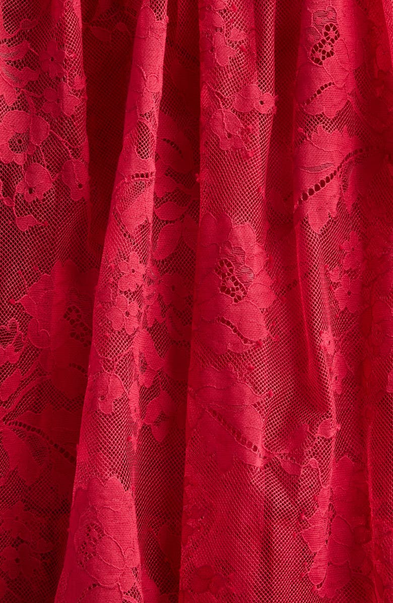 Zimmermann Luna Twist Lace Gown, Alternate, color, Fuchsia