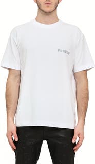 PURPLE BRAND Texture Graphic T-Shirt