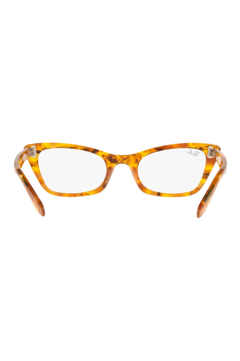 Lady Burbank 49mm Cat Eye Optical Glasses, Alternate, color, TORTOISE RED