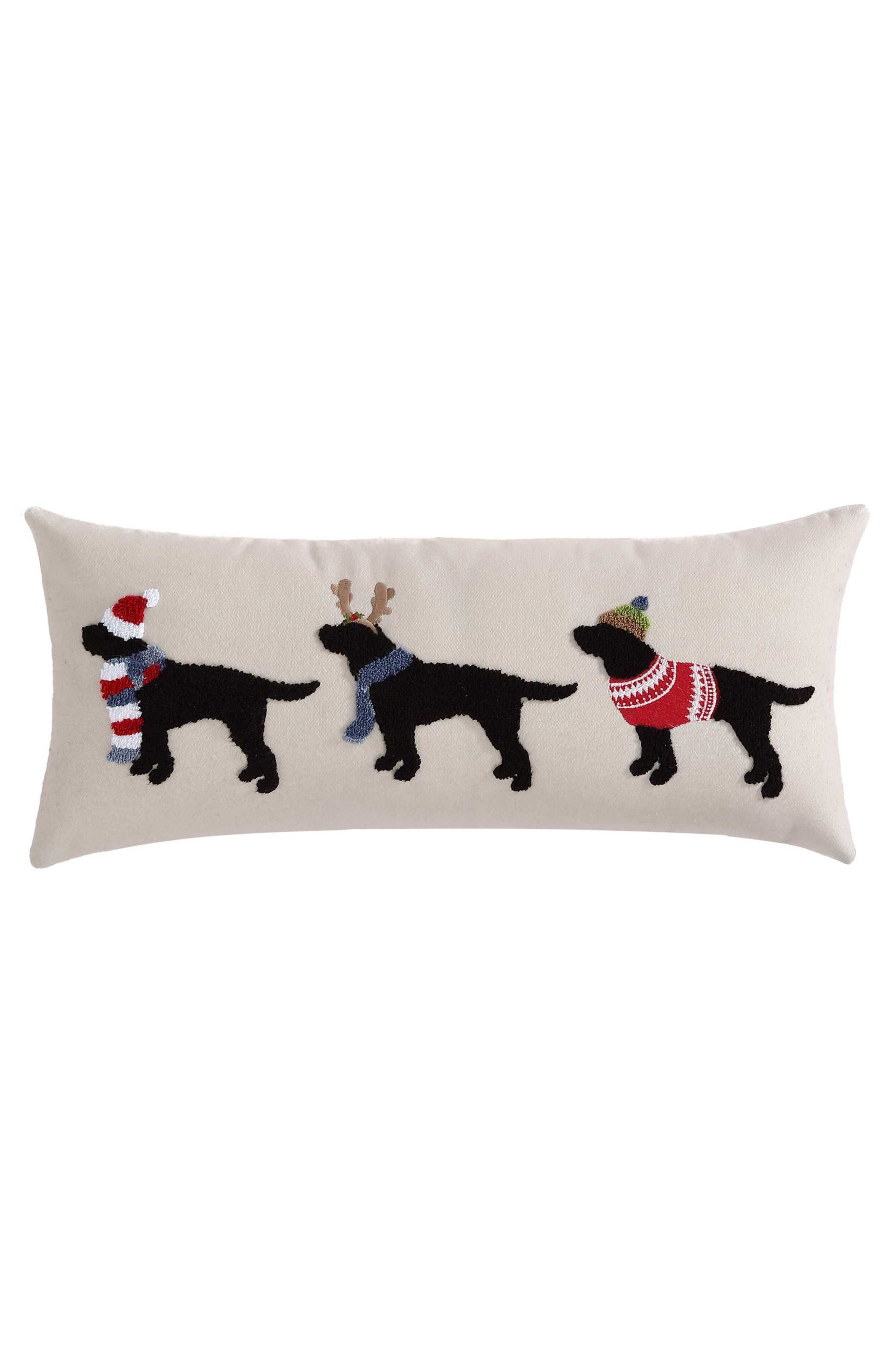 Buddy Holiday Cotton Lumbar Pillow