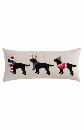 Buddy Holiday Cotton Lumbar Pillow