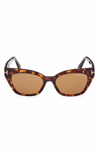 TOM FORD Juliette 52mm Cat Eye Sunglasses
