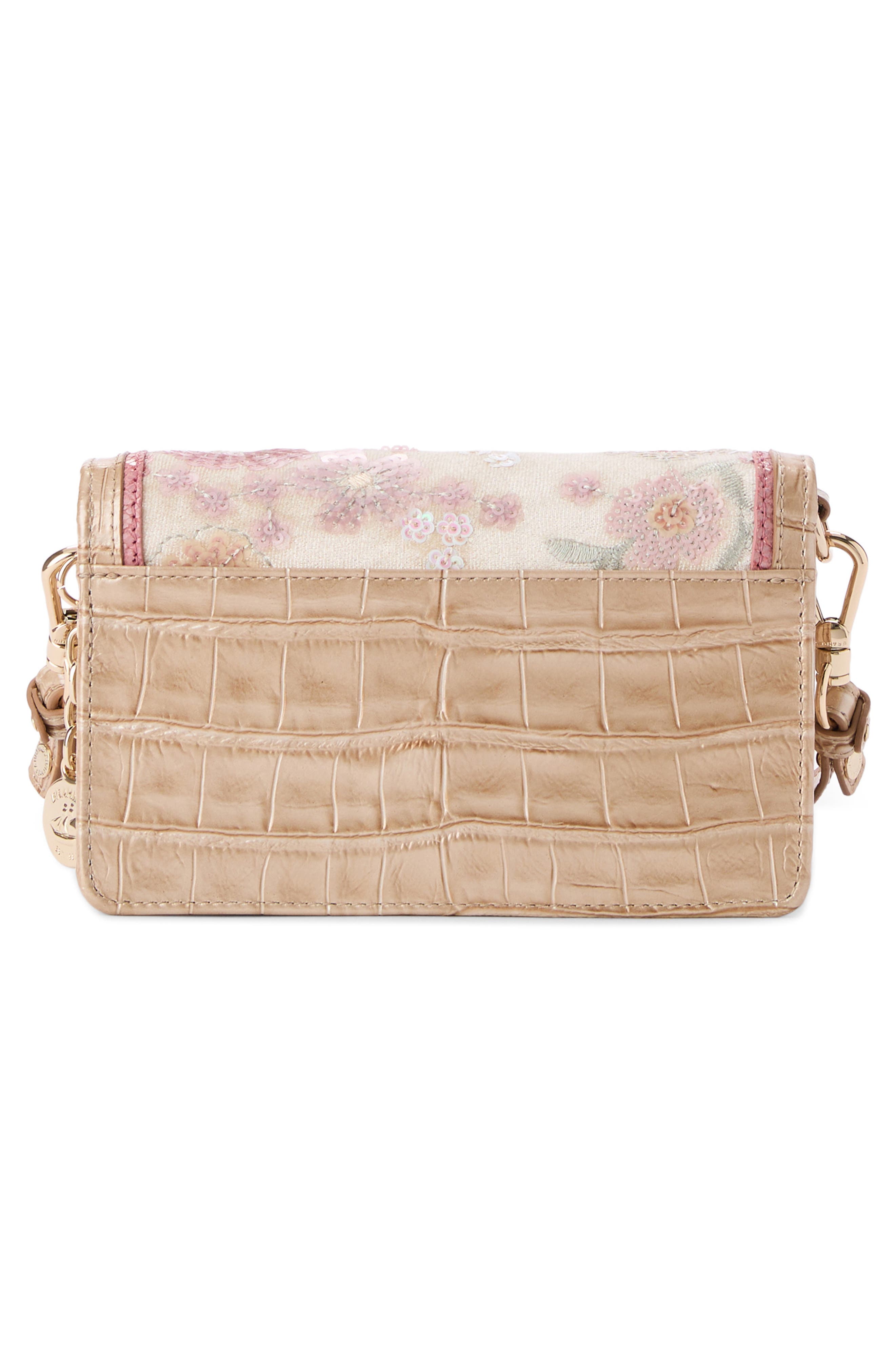 Brahmin Minuette Convertible Leather Crossbody Bag, Alternate, color, Beige Multi Whimsy