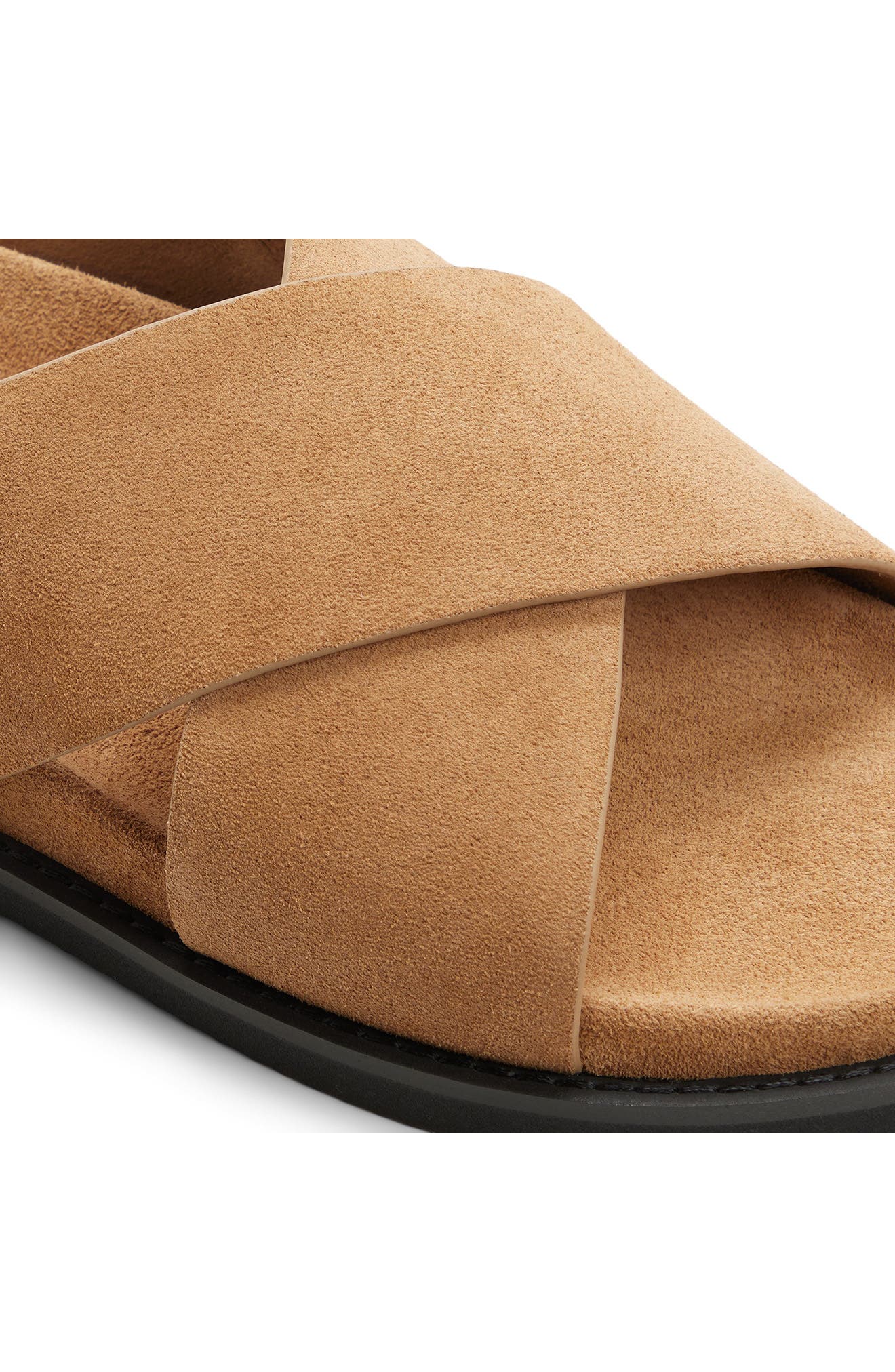 G.H.BASS Charleswood Cross Strap Sandal, Alternate, color, Light Brown