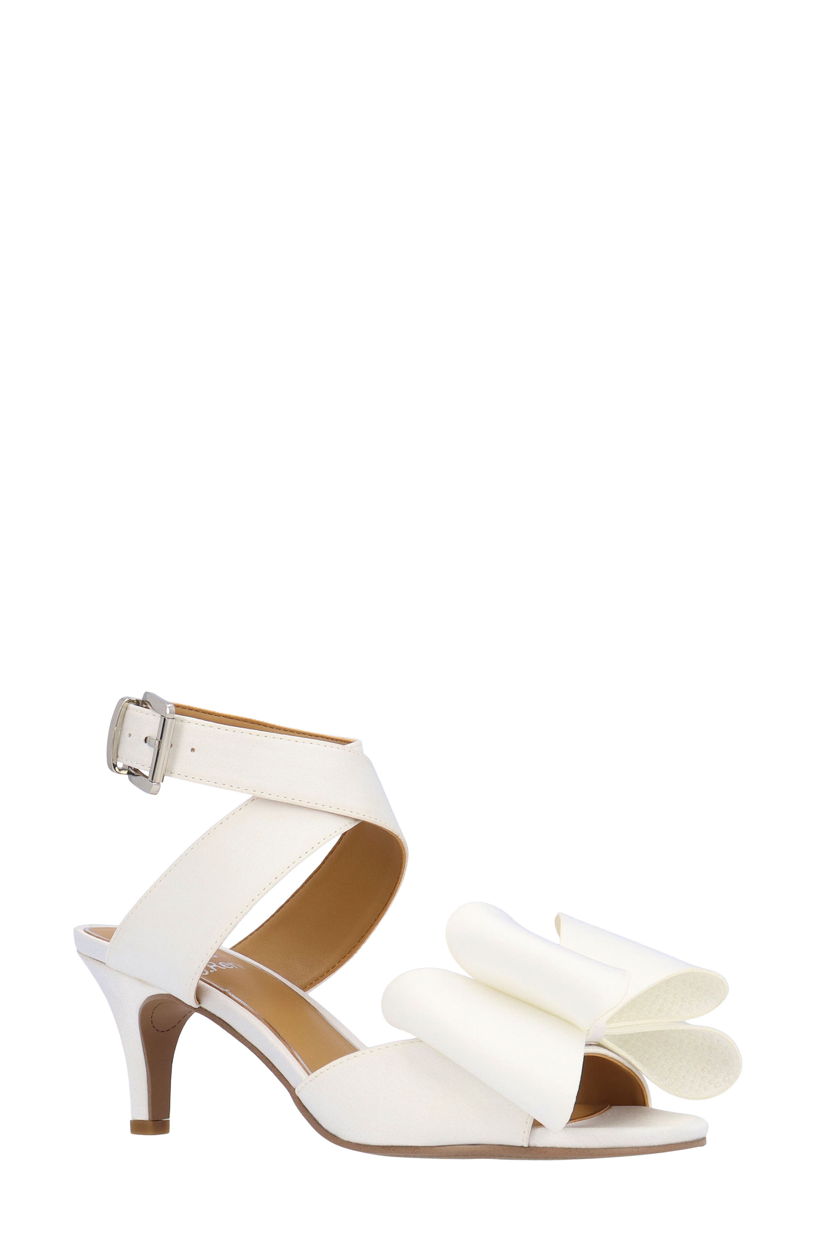 J. Reneé Nerelle Ankle Strap Sandal, Main, color, White