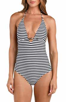 Leila Voyage Halter One-Piece Swimsuit