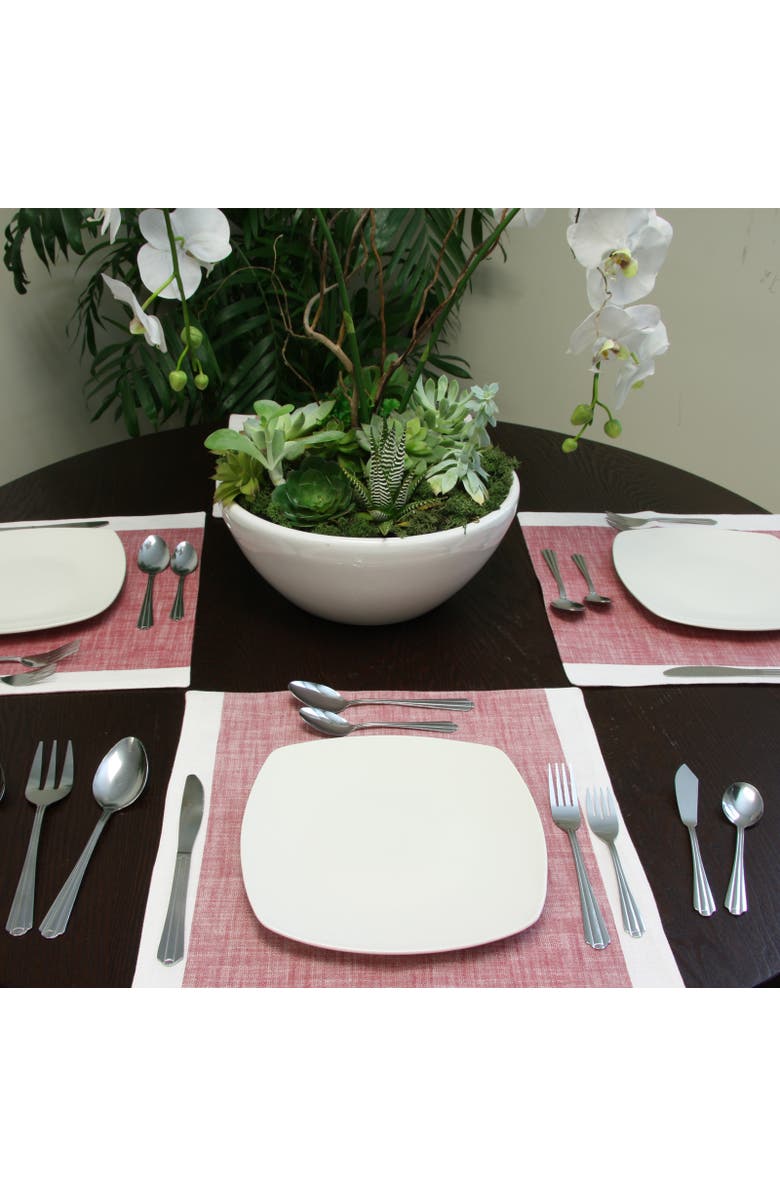 Gibson Home Classic Canberra 45 Piece Stainless Steel Flatware Set, Alternate, color, Silver