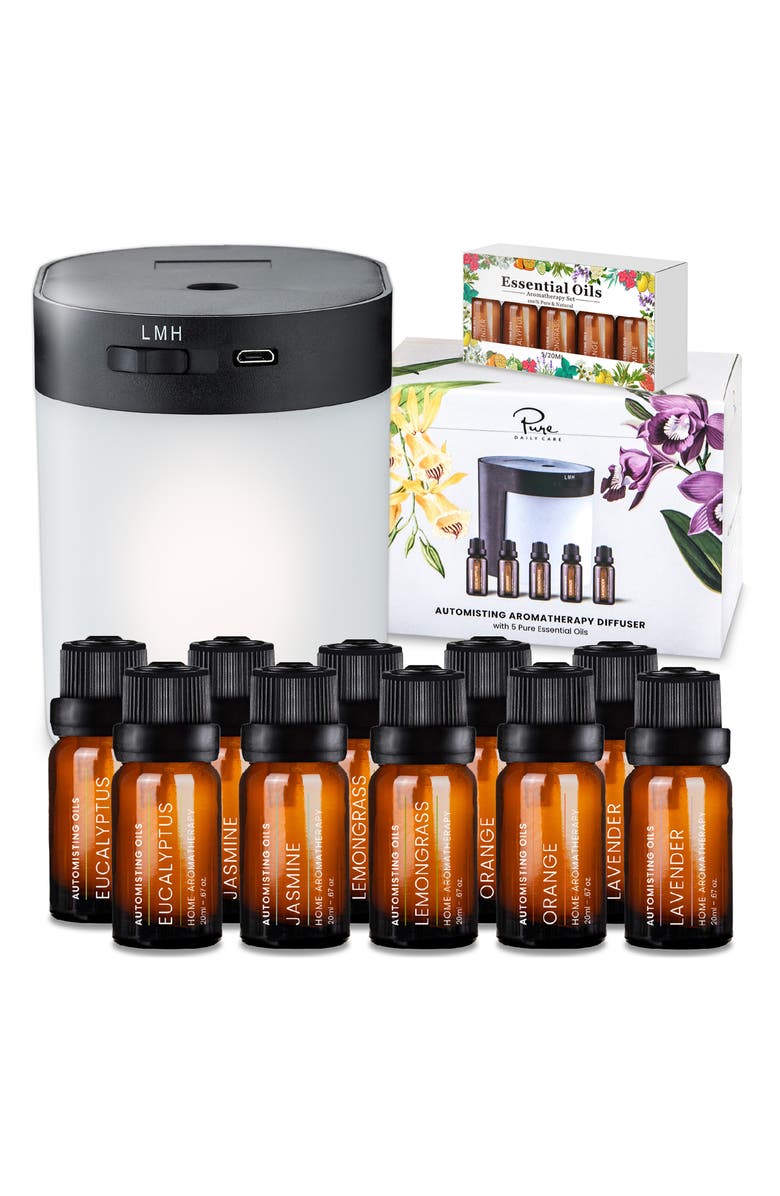 PURE DAILY CARE Waterless Essential Oil Diffuser Set, Main, color, 