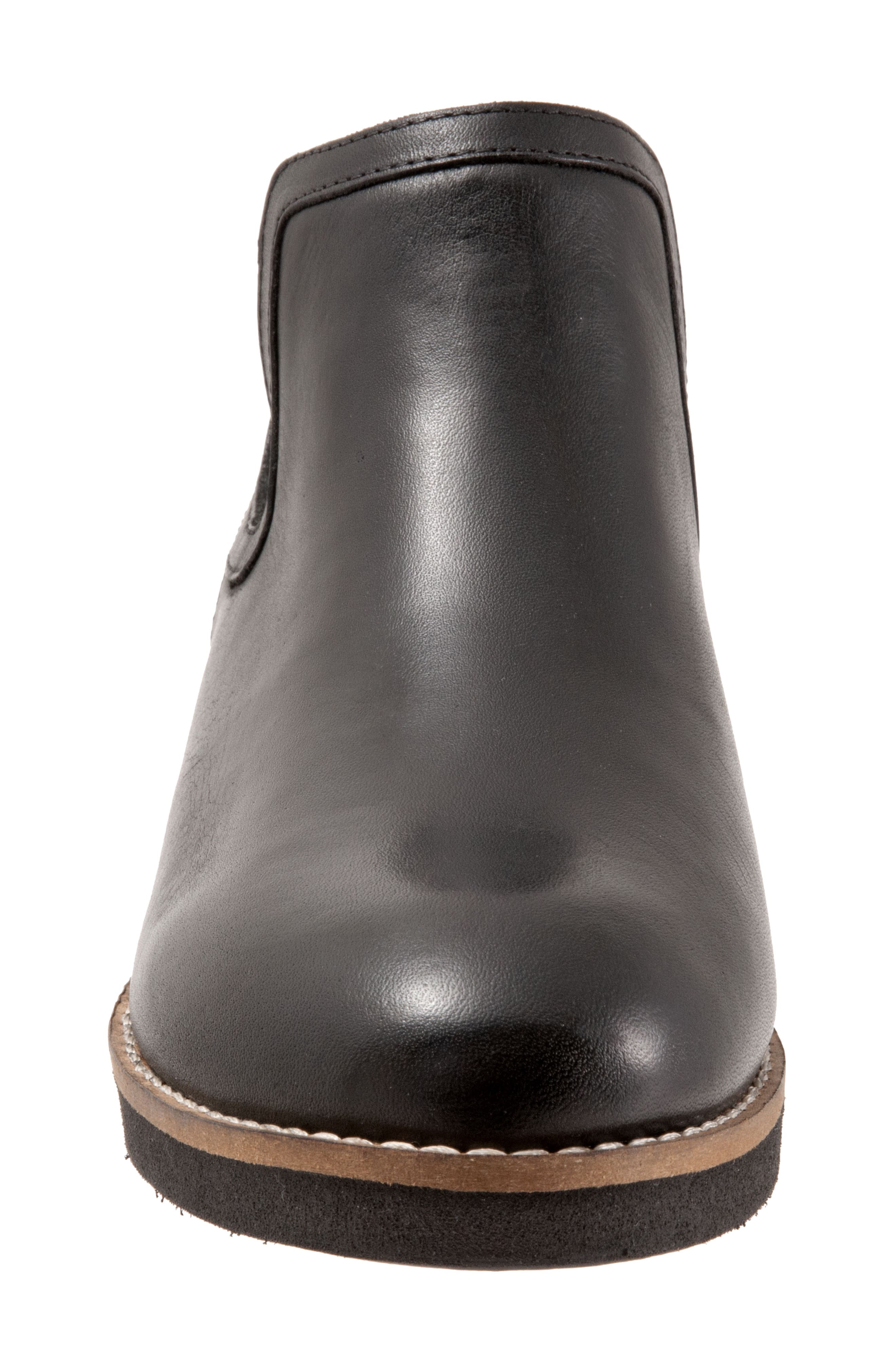 SoftWalk<sup>®</sup> Woodbury Leather Bootie, Alternate, color, 