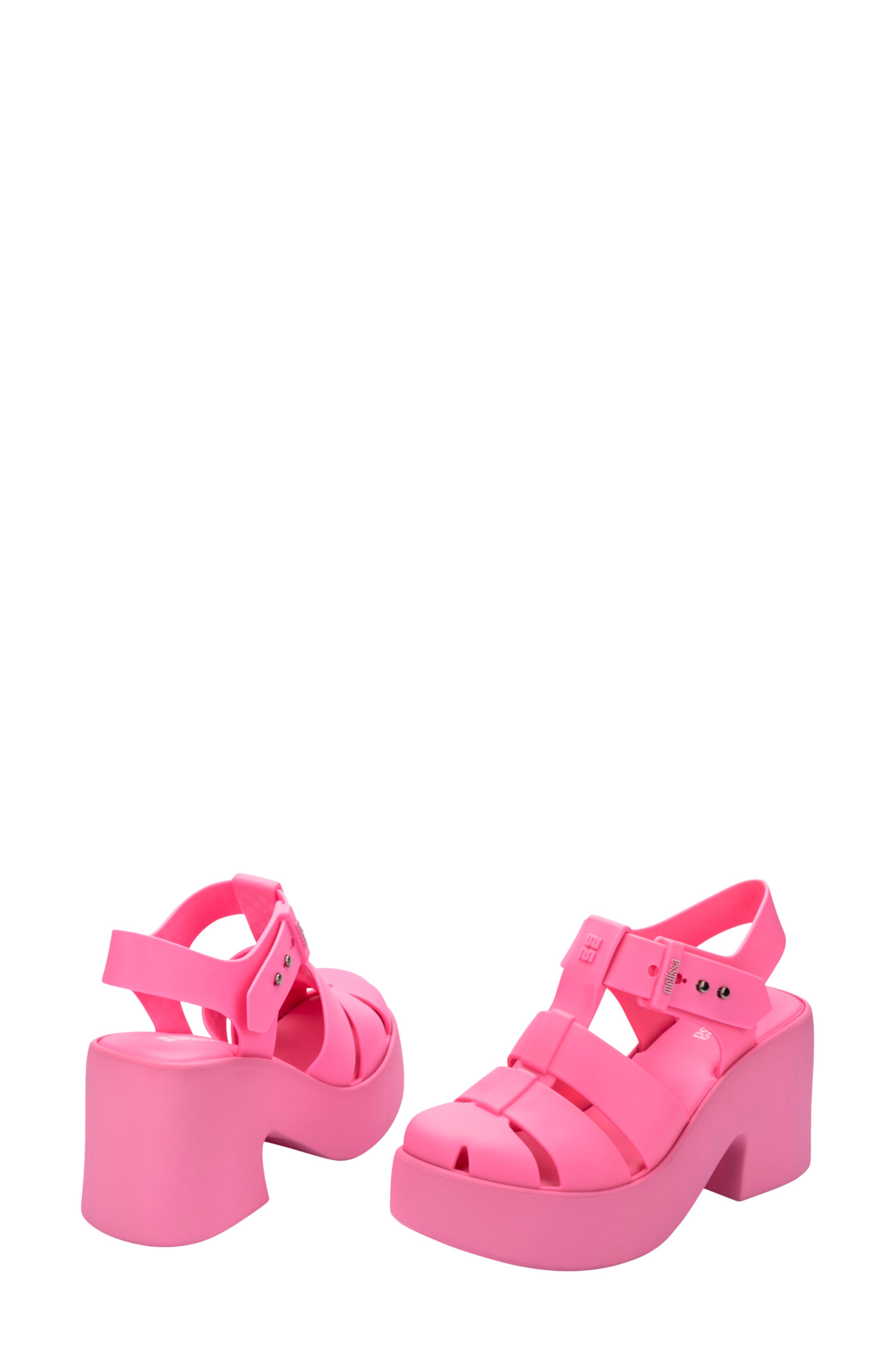 Lulu Platform Fisherman Sandal, Alternate, color, MATTE PINK
