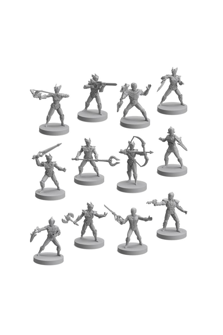 Power Rangers Roleplaying Miniatures Set 2, Alternate, color, Multicolored