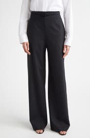 Oscar de la Renta Stretch Wool Pants