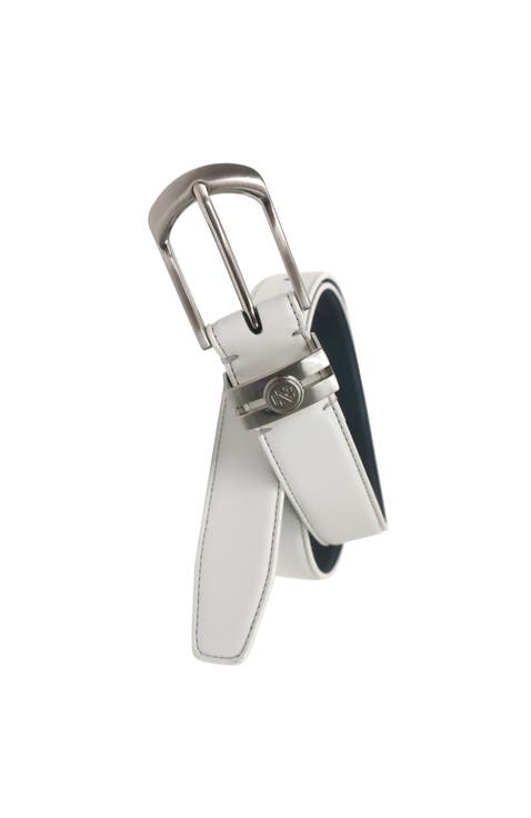 Golf Stretch Comfort Leather Belt Metal Keeper