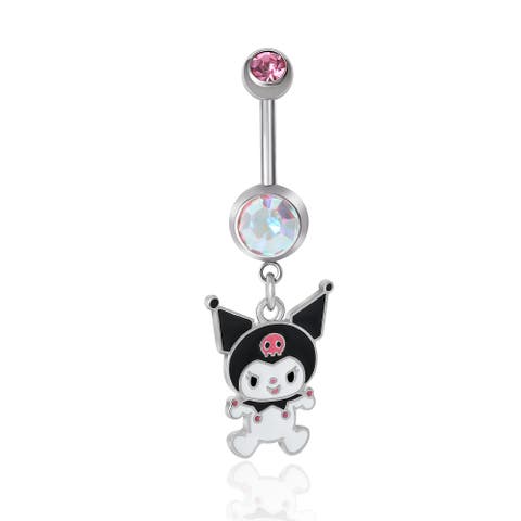 Kuromi Stainless Steel Dangle Belly Button Ring