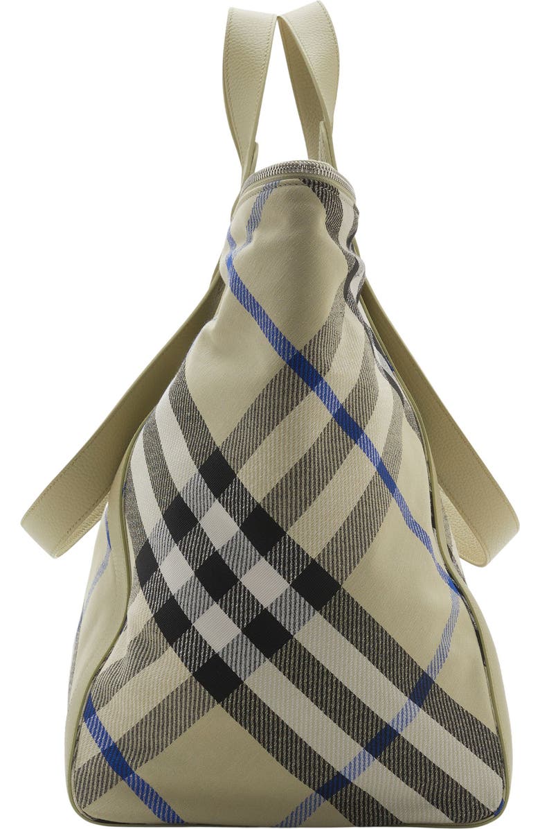 Burberry Festival Jacquard Check Canvas Tote, Alternate, color,