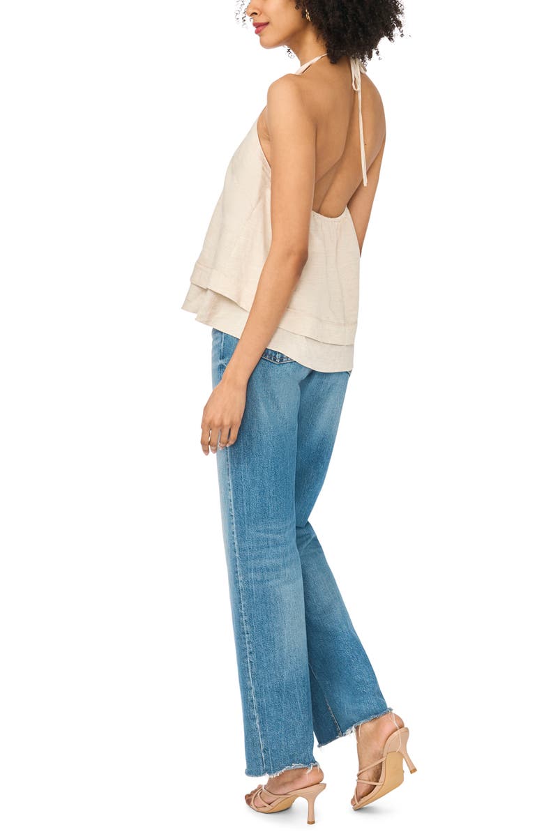 Parker Longline Halter Tank, Alternate, color, Fine Linen