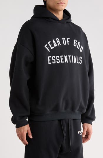 【即発送】essentials Fear Of God Logo Hoodie Fear of God Essentials '90s Fit Fleece Logo Hoodie | Nordstrom