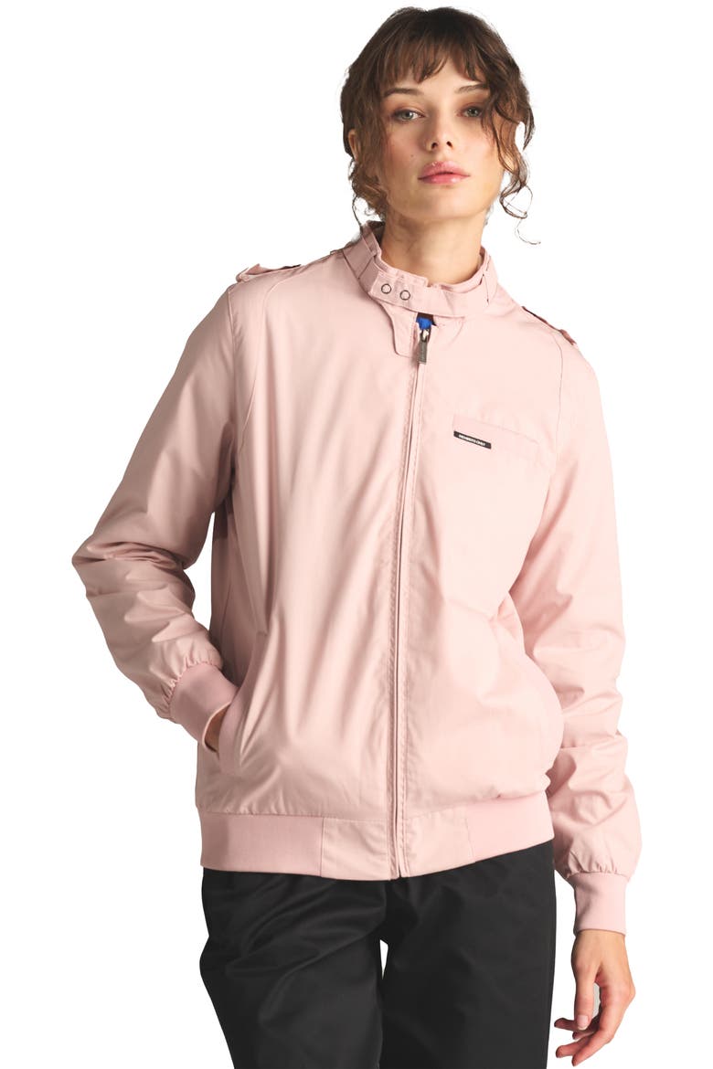 Classic Iconic Racer Jacket, Alternate, color, Light pink