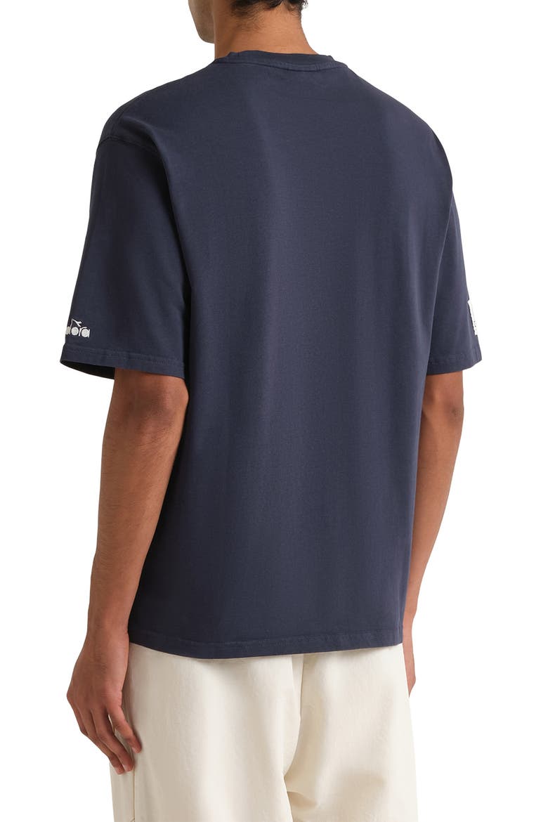 Legacy I Cotton Graphic T-Shirt, Alternate, color, BLUE DENIM