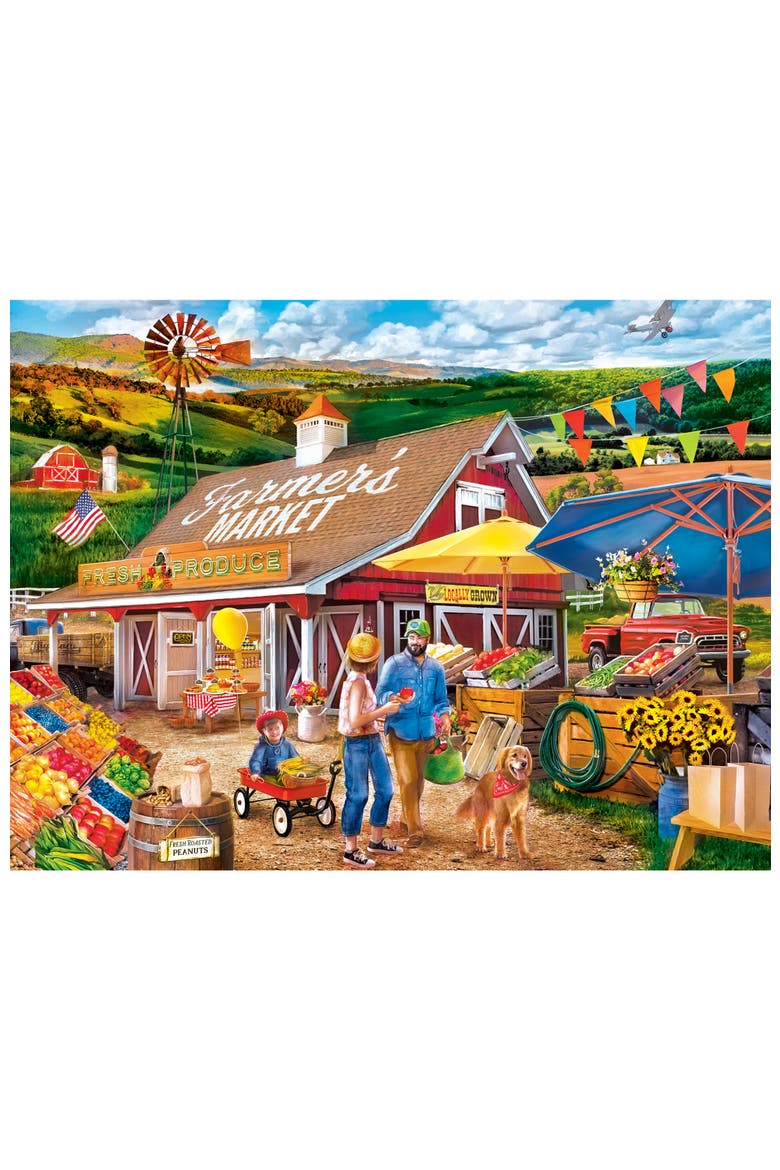 Farm Fresh 400 Piece Jigsaw Puzzle, Alternate, color, Multicolor