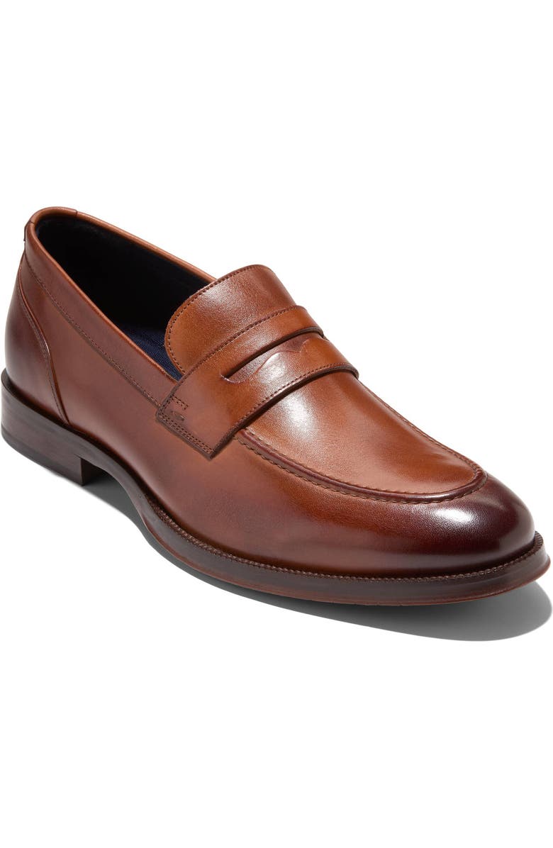 Cole Haan Carnegie Penny Loafer, Main, color, British Tan