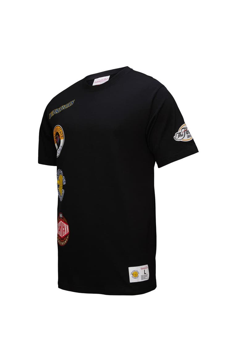 Men's Black Golden State Warriors Black Out Collection Vintage Premium T-Shirt, Alternate, color, Black