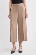 Theory Wide Leg Satin Culottes