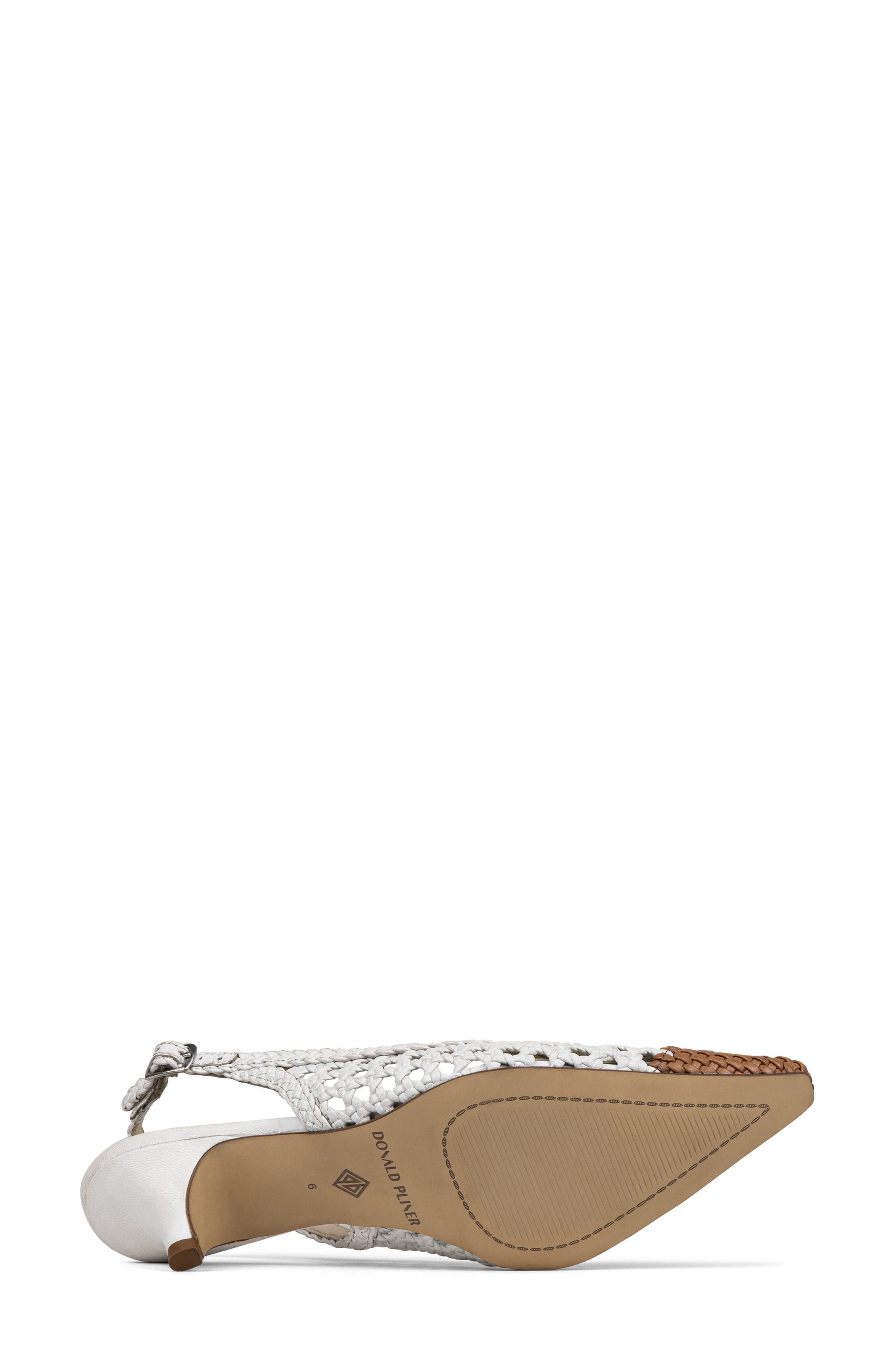 Slingback Pointed Toe Pump, Alternate, color, OFF WHITE