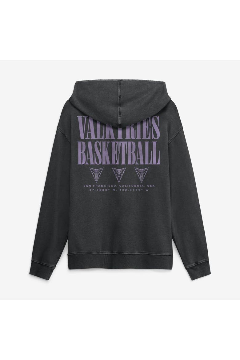 Men's Fanatics Black Golden State Valkyries Relaxed Washed Hoodie, Alternate, color, Black