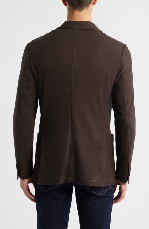 Canali Trim Fit Cotton & Cashmere Jacket In Brown