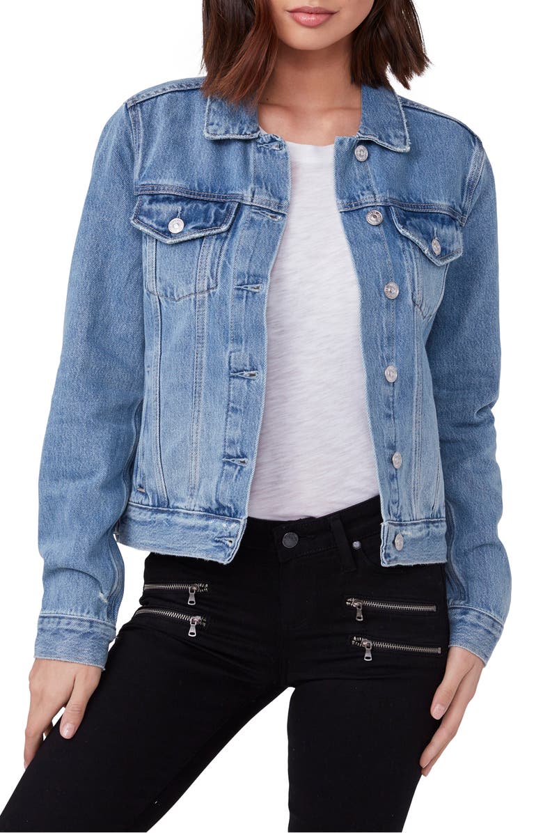 PAIGE Rowan Denim Trucker Jacket, Main, color,