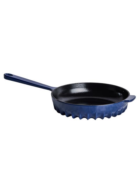 Rapid Heat Enameled Cast Iron Frying Pan - No Lid Included