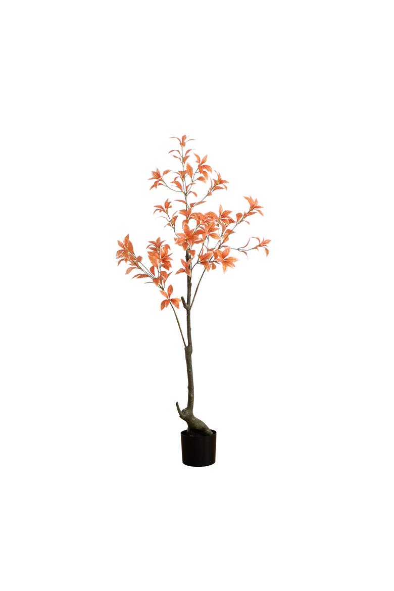 4.5-ft Autumn Pieris Artificial Fall Tree, Main, color, Orange