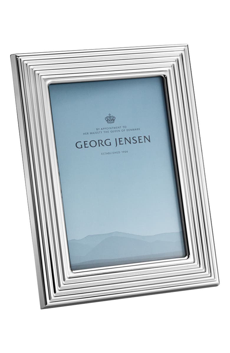 Georg Jensen Bernadotte 4 x 6–Inch Picture Frame, Main, color,