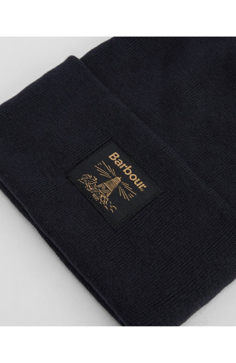 Barbour Harton Cuffed Beanie, Alternate, color, Dark Navy