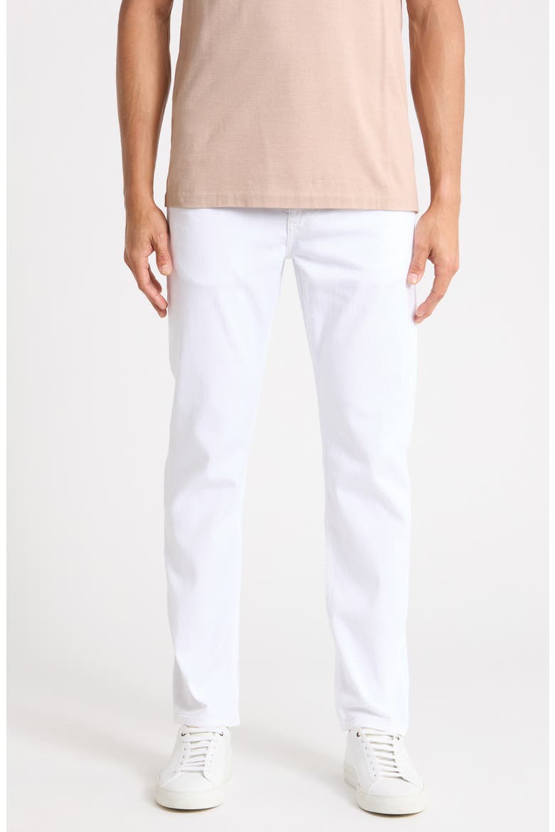 Delaware Slim Leg Jeans, Main, color, WHITE