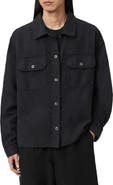 AllSaints Korten Relaxed Fit Shacket