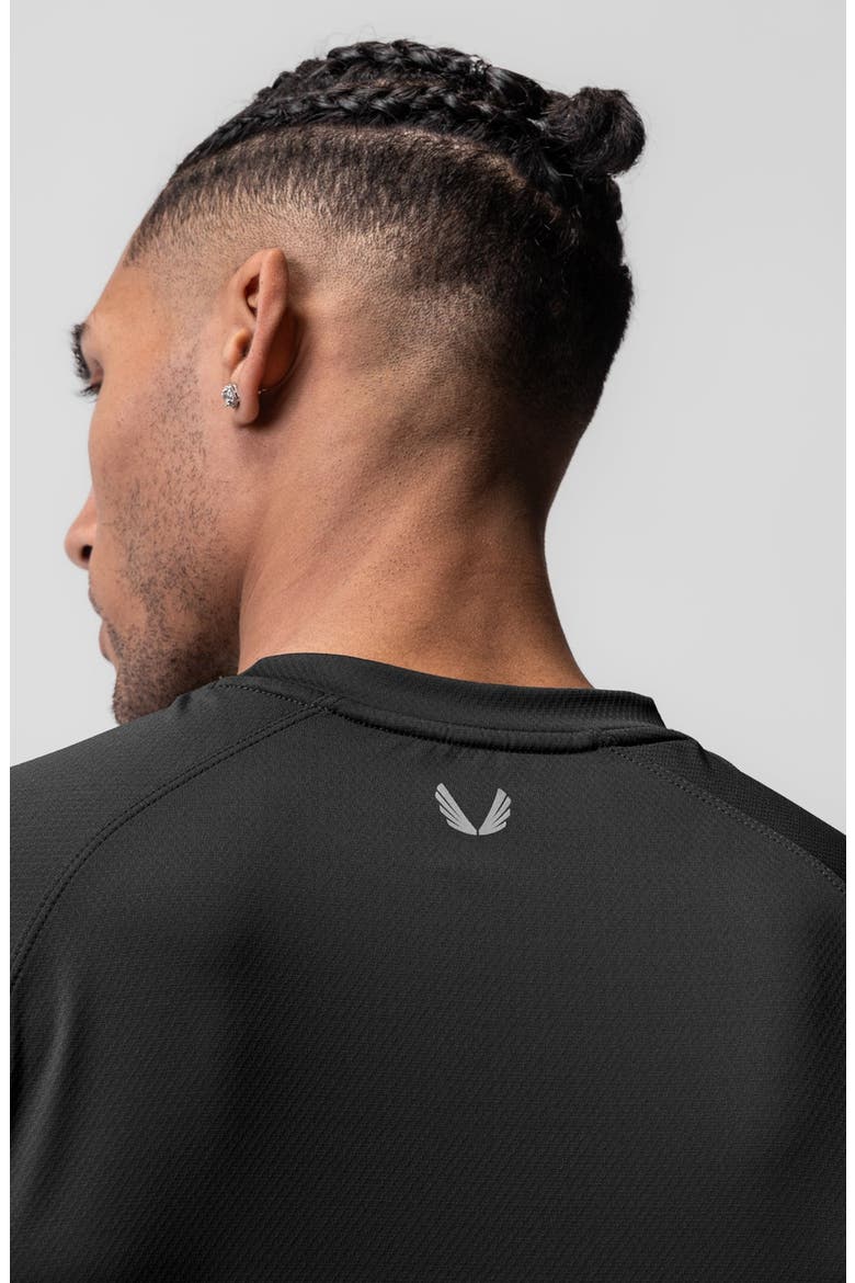 AeroSilver Fitted Tee, Alternate, color, Black