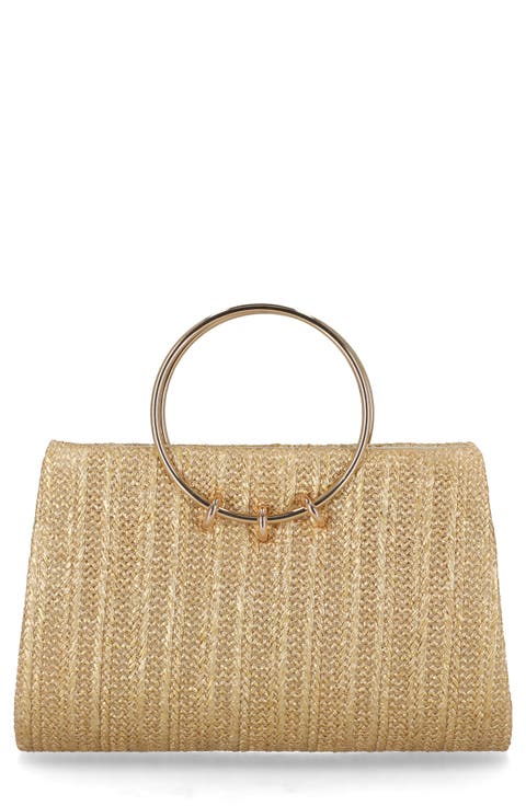 Lottie Ring Top Handle Clutch