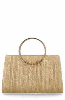 Jessica McClintock Lottie Ring Top Handle Clutch