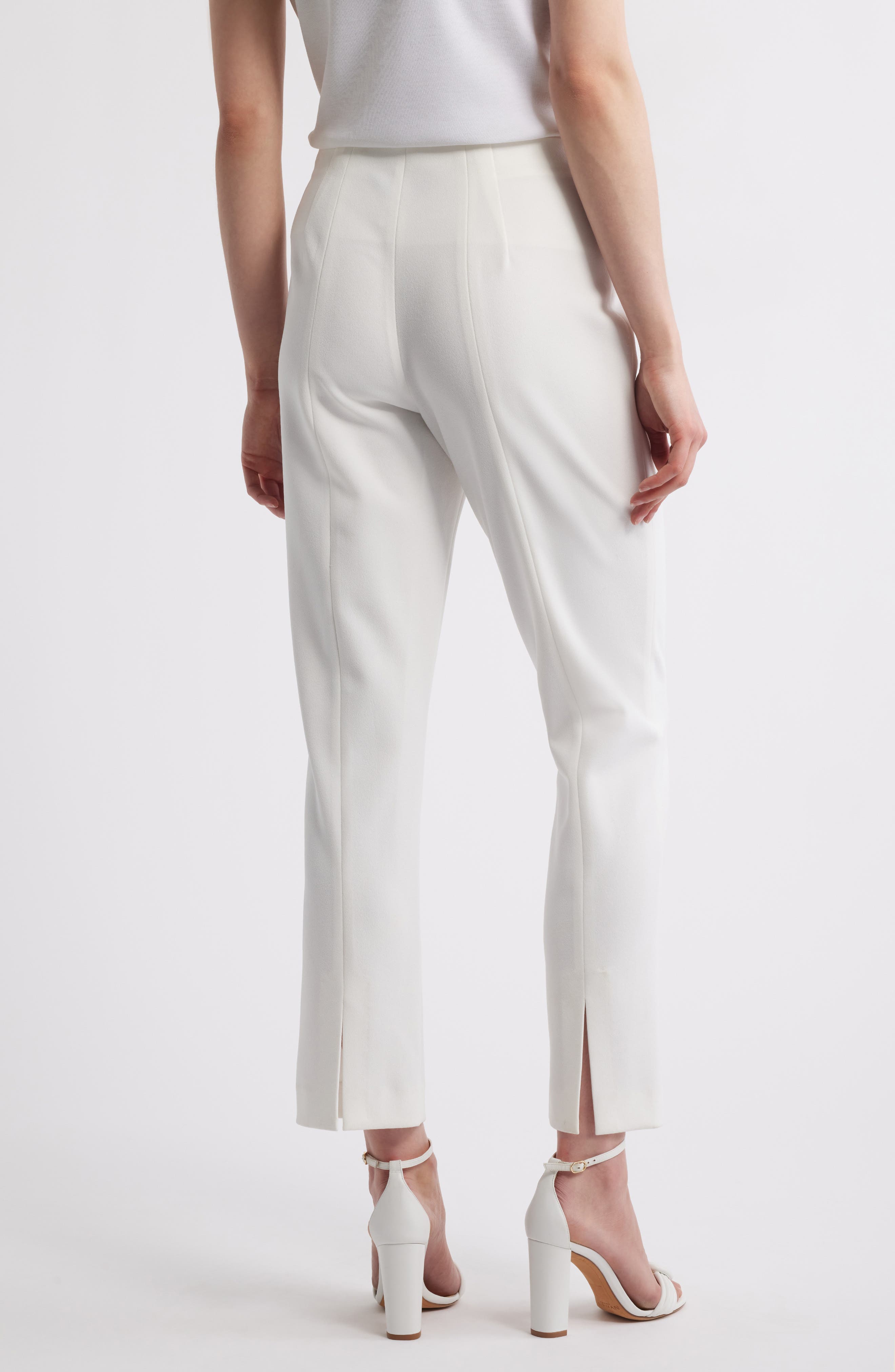 x Tanya Foster Deco Pintuck Crepe Pants - image 2
