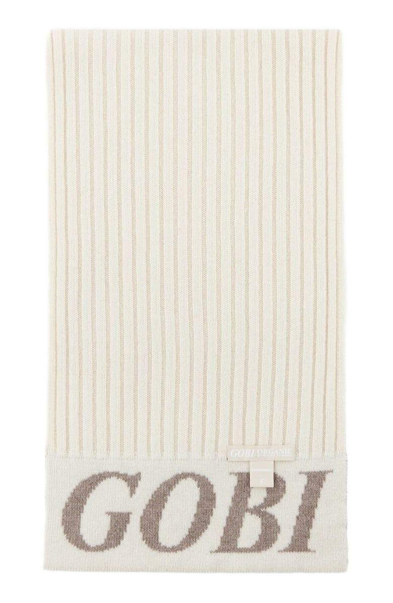 GOBI Mongolian Cashmere Responsible Cashmere Scarf, Main, color,