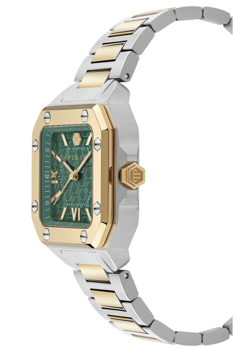 Edge Two-Tone Bracelet Watch, 42mm, Alternate, color, TWO TONE