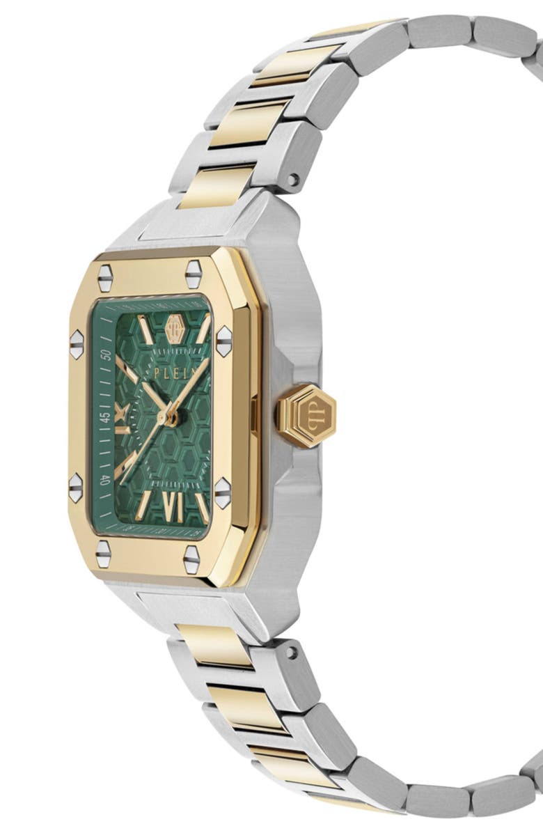 PHILIPP PLEIN Edge Two-Tone Bracelet Watch, 42mm, Alternate, color, Two Tone