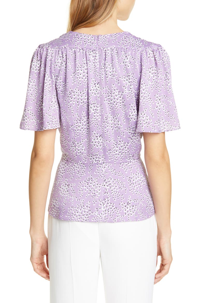 Stretch Silk Top, Alternate, color, PURPLE RHAPSODY SIDDAL FLORAL