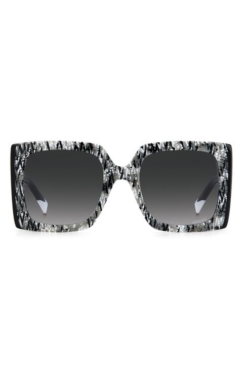54mm Oversize Square Sunglasses