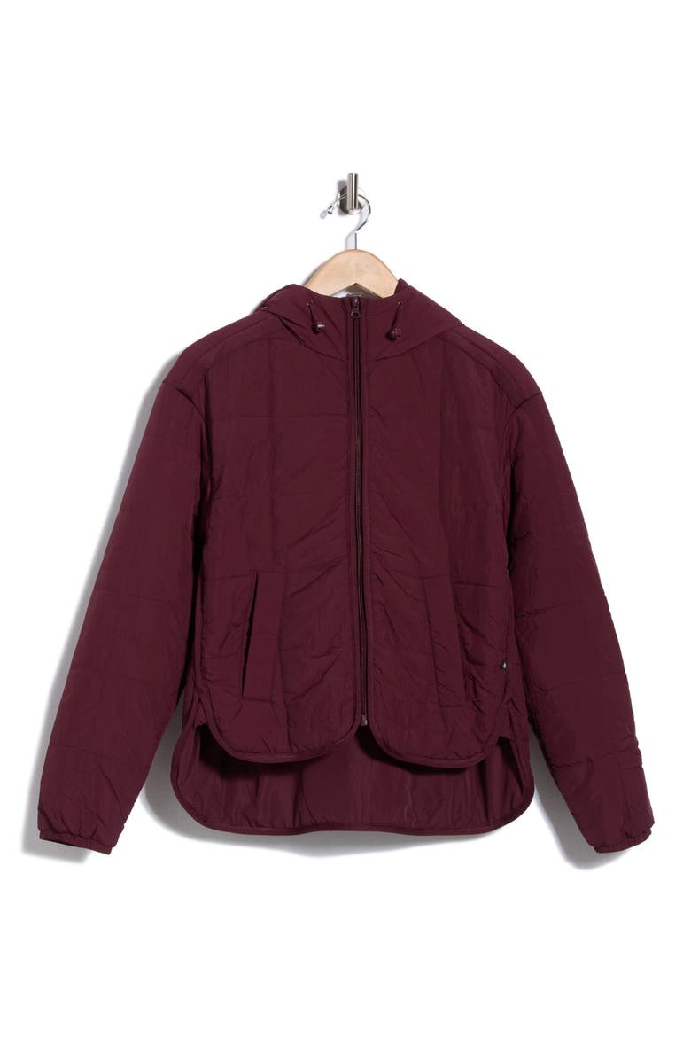 Lia Hooded Jacket, Alternate, color, WINETASTING